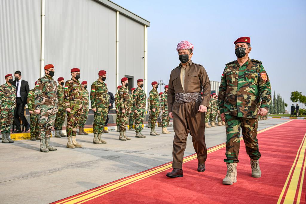 رێوڕه&zwnj;سمی به&zwnj;رزڕاگرتنی رۆژی ئاڵای كوردستان به&zwnj; به&zwnj;شداری مه&zwnj;سرور بارزانی، سه&zwnj;رۆكی حكومه&zwnj;تی هه&zwnj;رێمی كوردستان